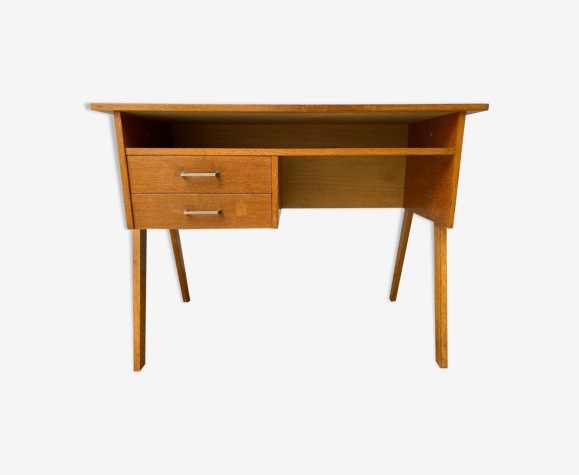Bureau vintage pieds compas 1950