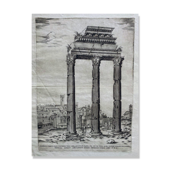 Antoine Lafrery, "Speculun Romanae Magnificen", set of 6 engravings, XVIth