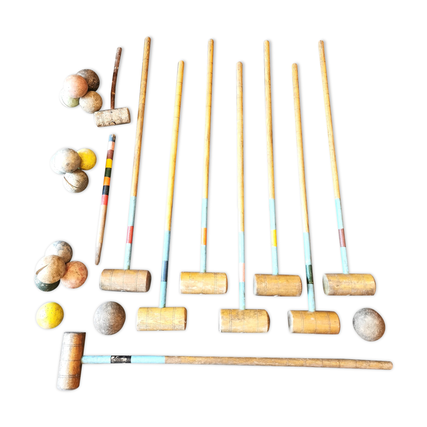 Old croquet game