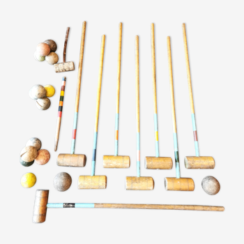 Old croquet game