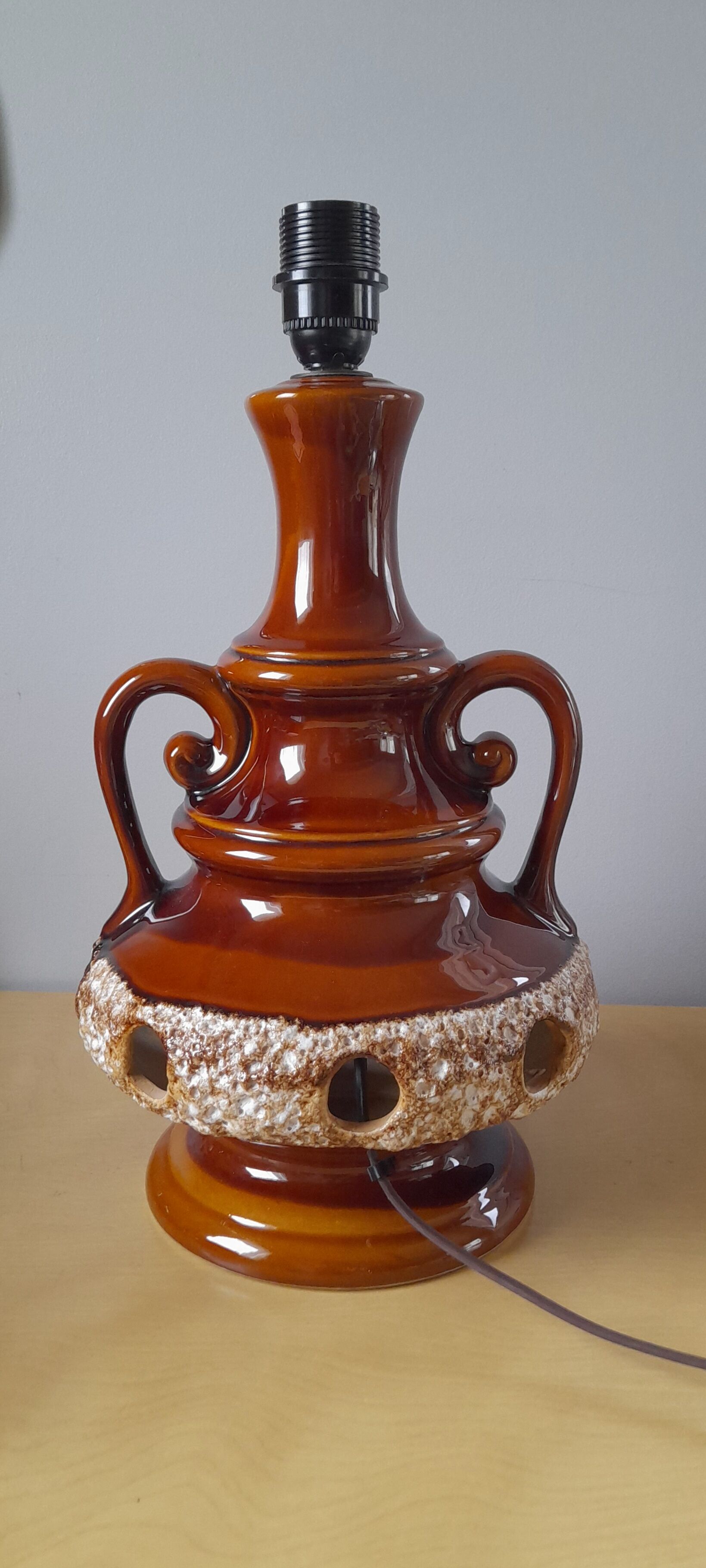 Ceramic lamp foot 1960