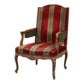 Fauteuil en chêne Louis XIV, France, 19e siècle