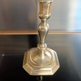 18th century candle holder with coat of arms