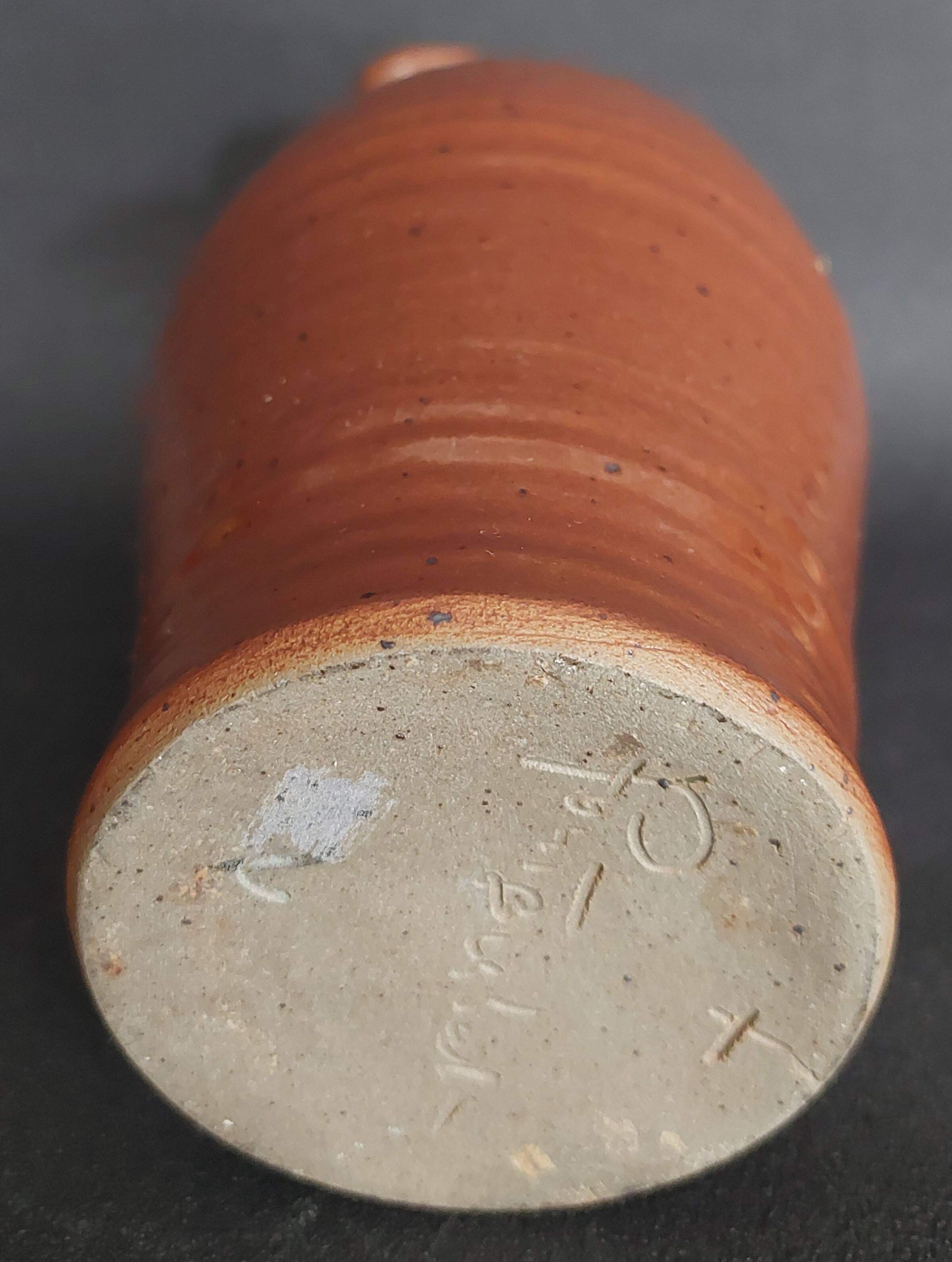 Monastic stoneware jug from Fontgombault Abbey, 20th century