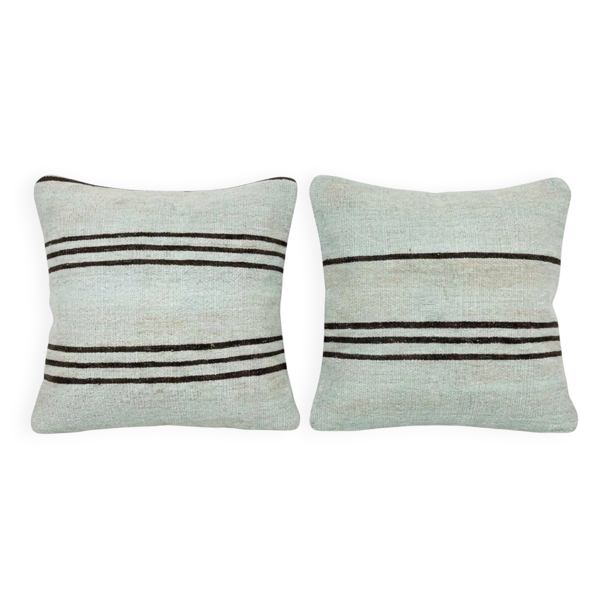 Set of 2 vintage kilim cushion covers 48x48 cm