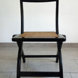 Vintage cannée folding chair