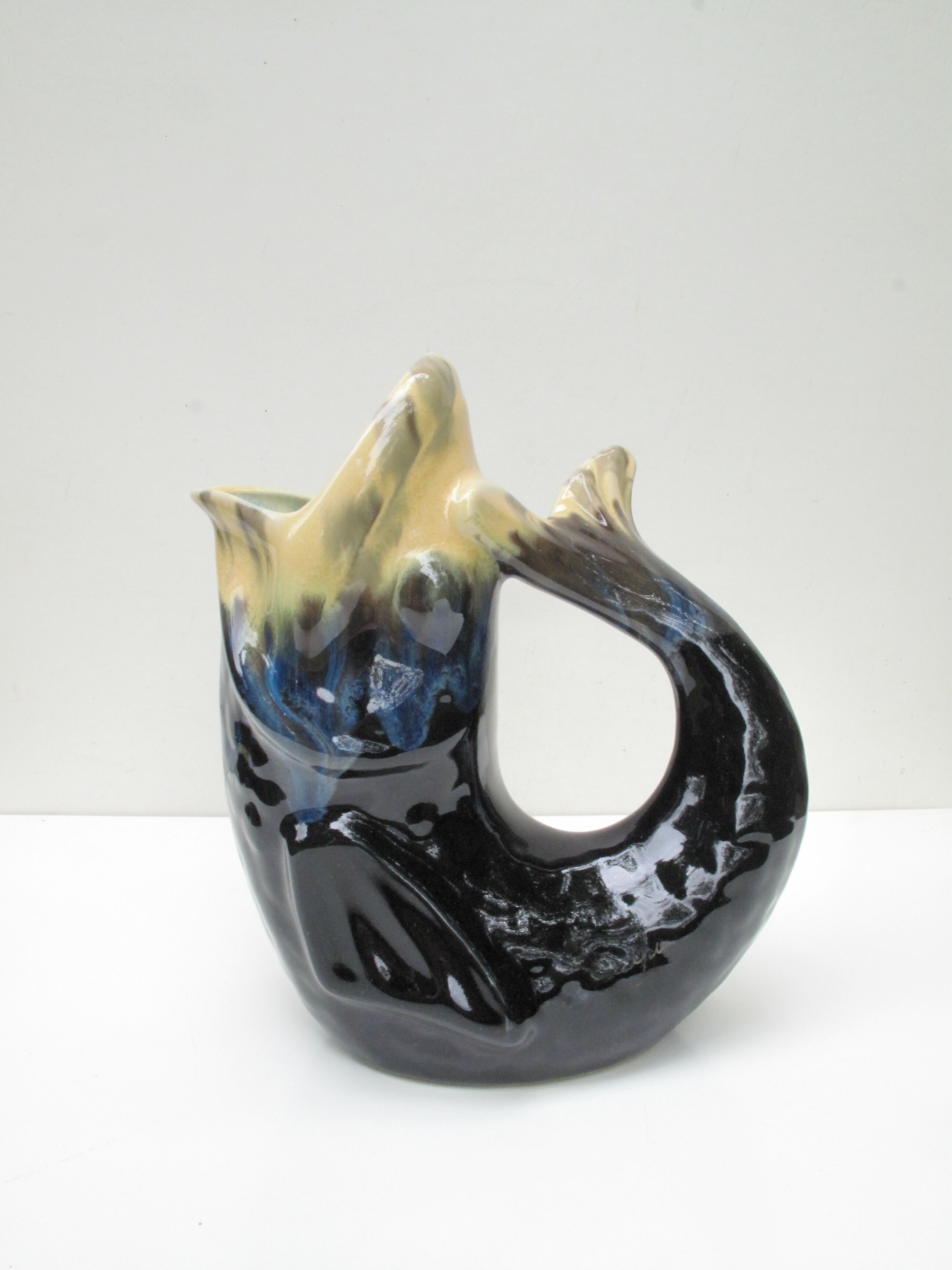 Vintage fish decanter vase