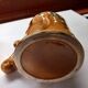 3 polychrome ceramic beer mugs with Fat Lava effect