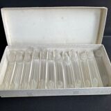 12 zoomorphic knife holders in satin crystal Vannes le Châtel XXth