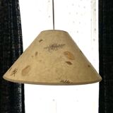 Suspension dried flowers, handmade paper