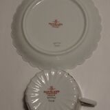 Set of 10 tea cups and eight under cups