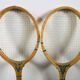 Paire de raquettes vintage