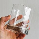 5 Clear Glass Whiskey Glasses
