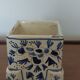Delft earthenware plant pot circa 1900
