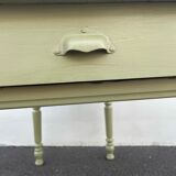 Painted wooden farmhouse table L120