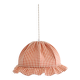 Suspended rounded dome with printed "vichy" Margaret frills.