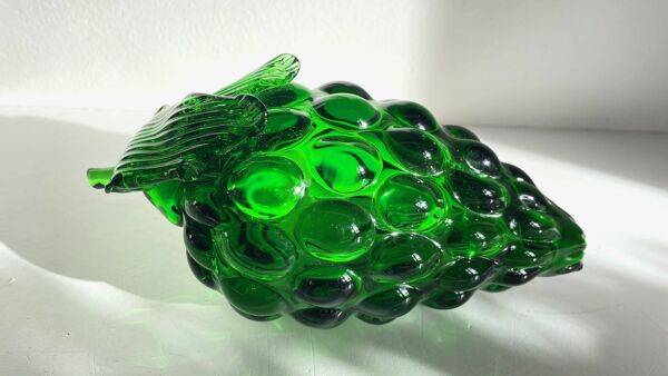 Grappe de RAISIN Verre Vert VINTAGE