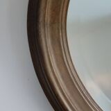 Miroir ancien ovale biseauté