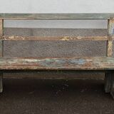 Banc ancien en bois avec belle patine