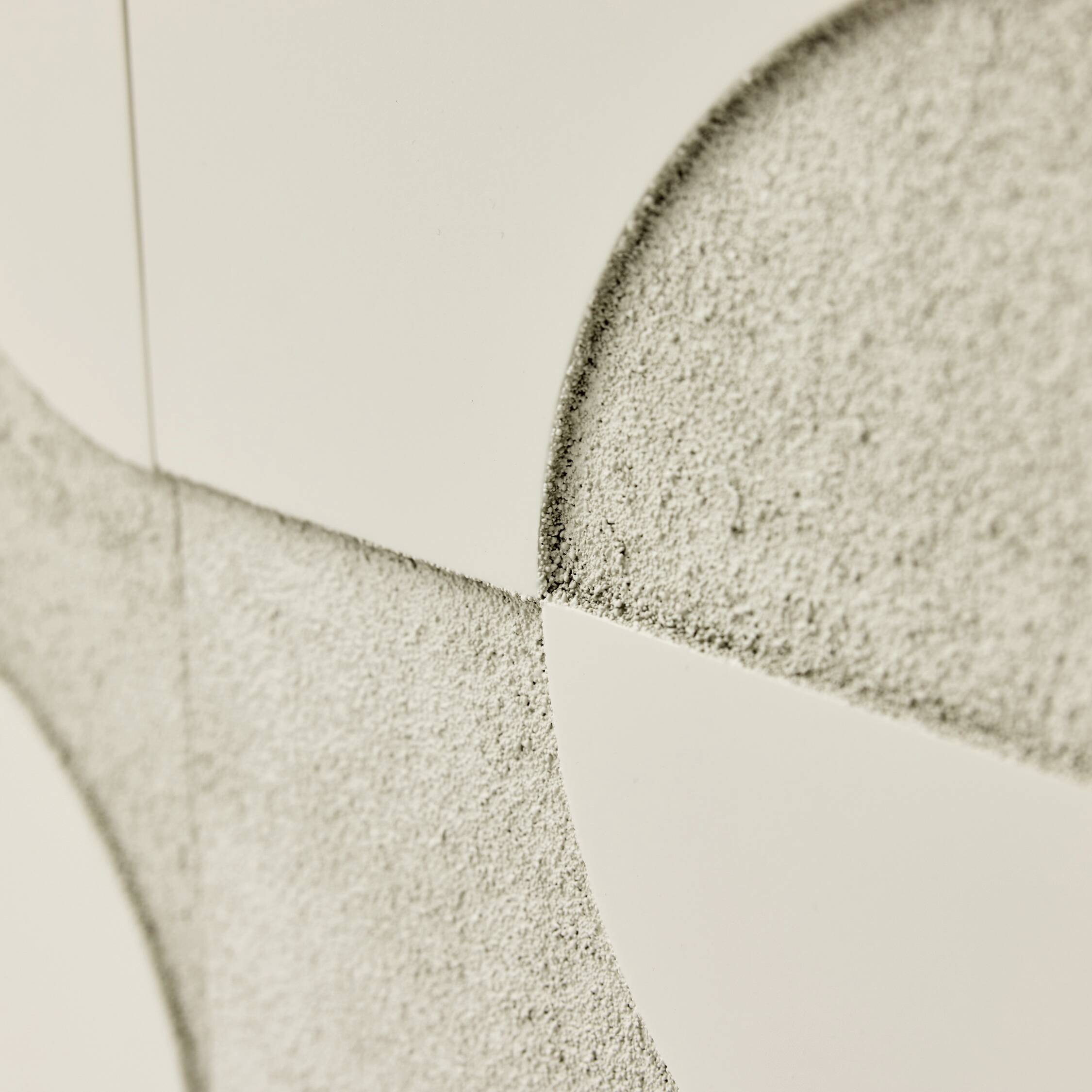 Vintage sideboard with handmade relief surface, metal, Germany, 1960s