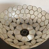 Tiffany style mother-of-pearl pendant light