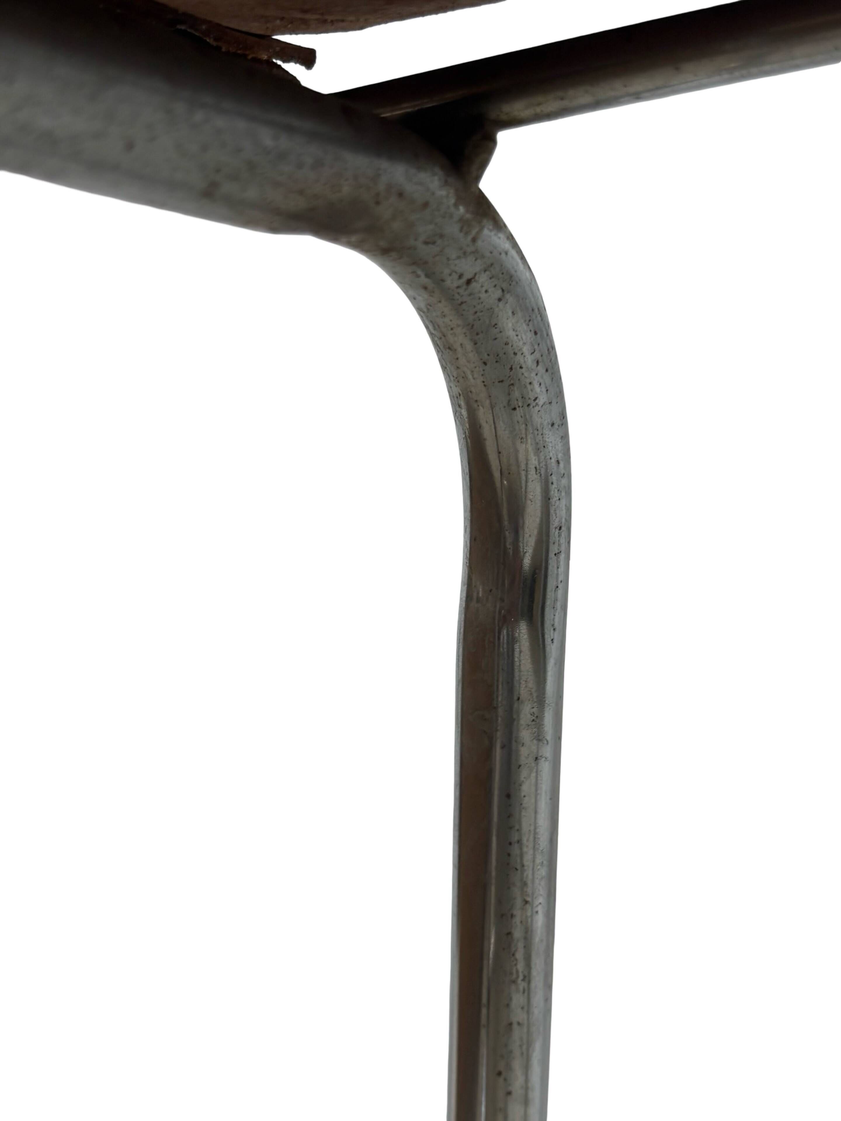 Tabouret de bar vintage Dal Vera sélectionné par Charlotte Perriand design 'Les Arcs'