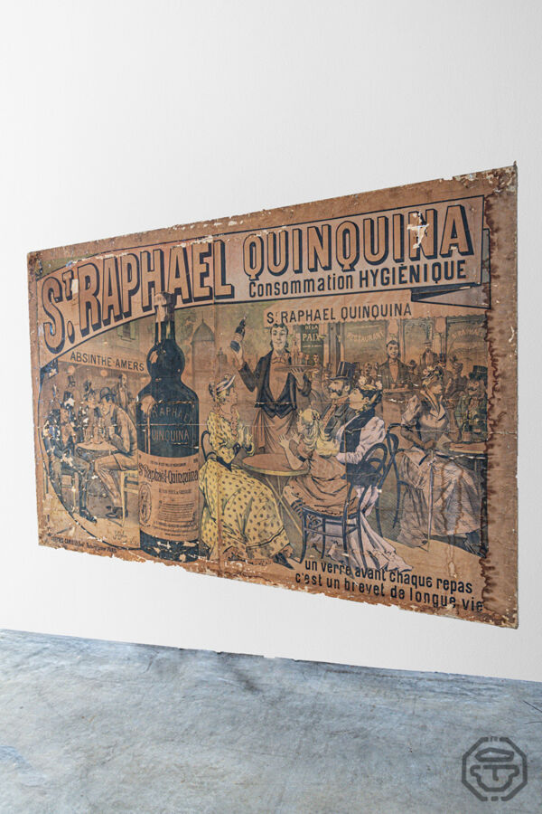Ancienne affiche St raphael Quinquina