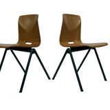 Chaise de salle à manger vintage industrielle Pagwood de Woodmar Design des années 70