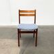 Set of chairs with a minimalist pattern, 1960s