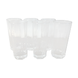 Water glasses / octagonal base juice