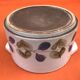 1970s Earred bowl "Prunes" collection Niderviller earthenware