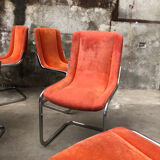 Vintage Willy Rizzo Chairs Circa 1970