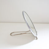 Round barber mirror 14x14 cm
