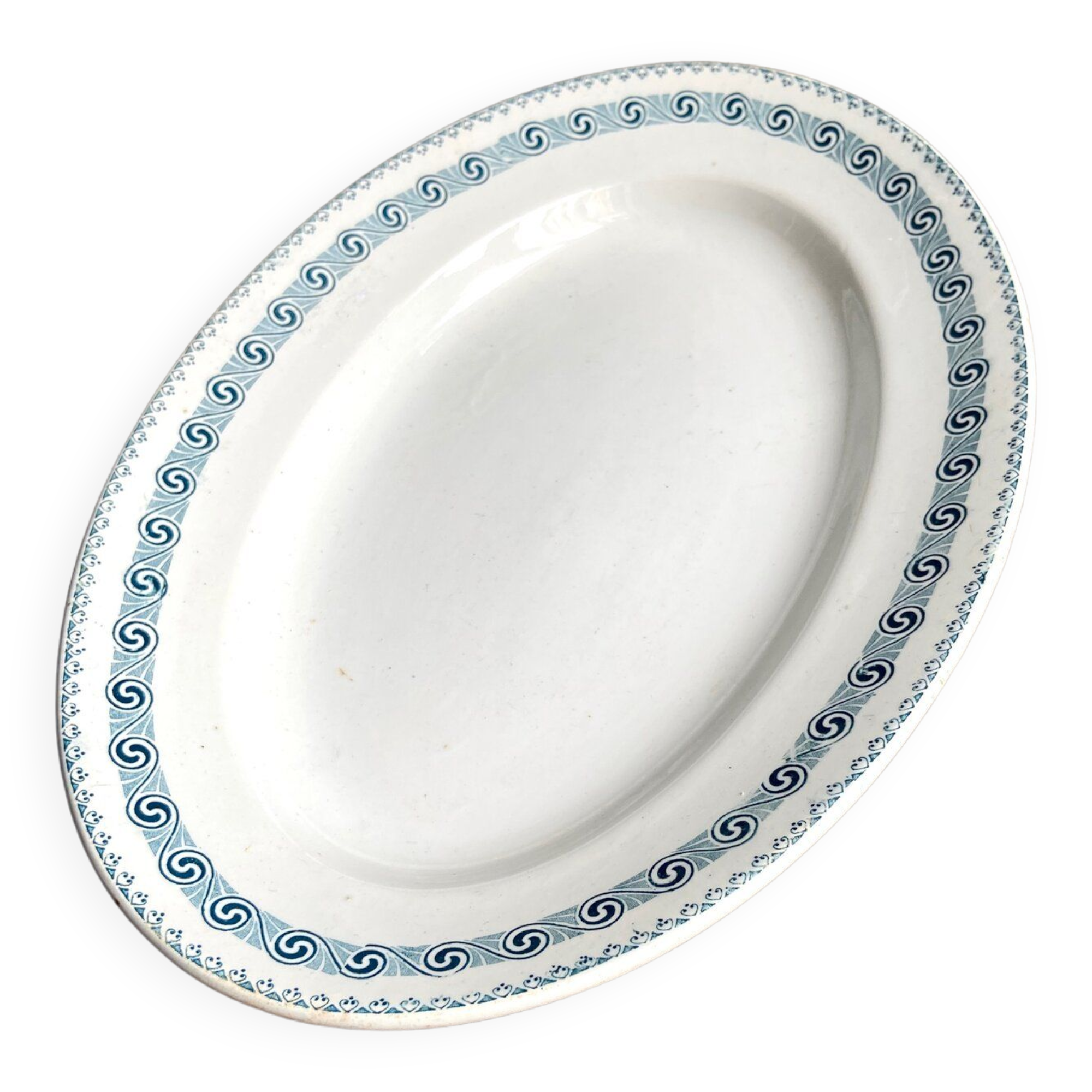 St Amand & Hamage oval ironstone dish, "Rachel" service