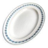 Plat ovale St Amand & Hamage en terre de fer, service "Rachel"