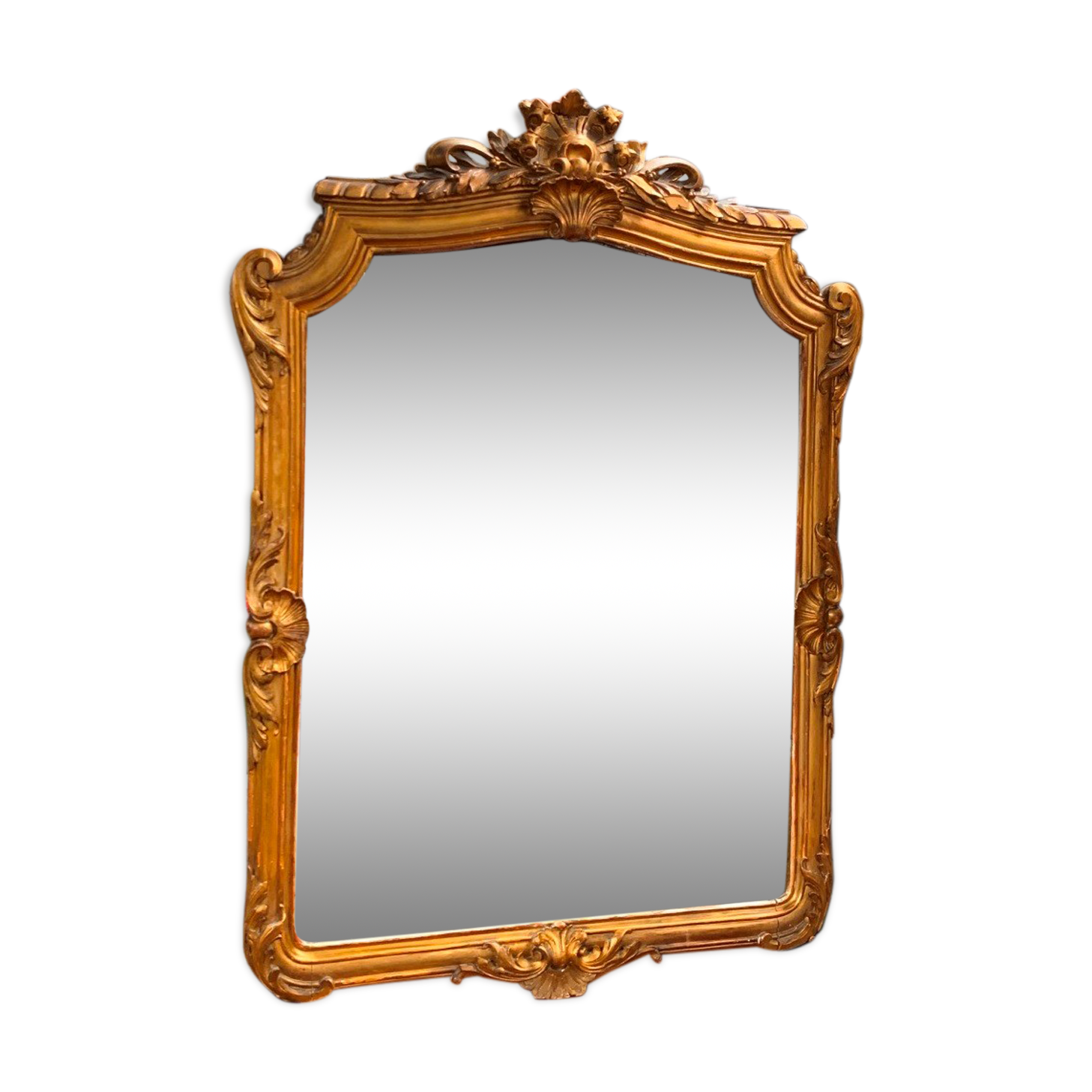 Ancient golden mirror