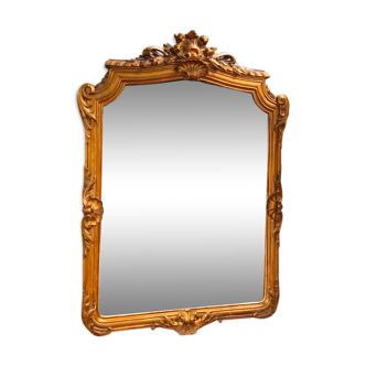 Ancient golden mirror