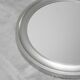 Round vintage metal mirror Pizzi 1970s modernism