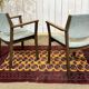 Pair of English teak armchairs from the 1970s.