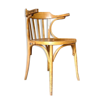 Baumann armchair in arched beech