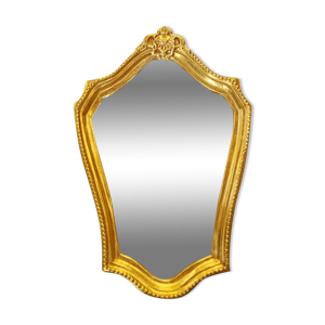 miroir doré 47 cm x