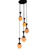 Lustre mid century de Reggiani, Italie, circa 1965