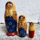 3 Russian matryoshka dolls