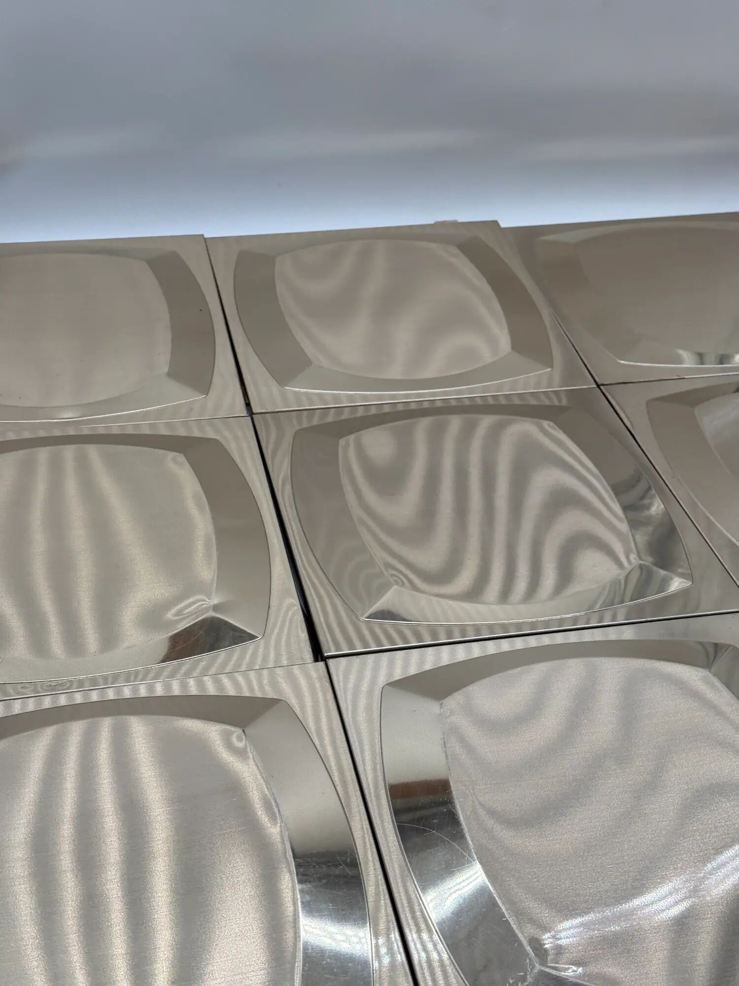 Set of 10 Space Age wall panels, 1970s