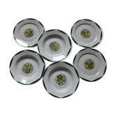 Old plates decor "art nouveau"