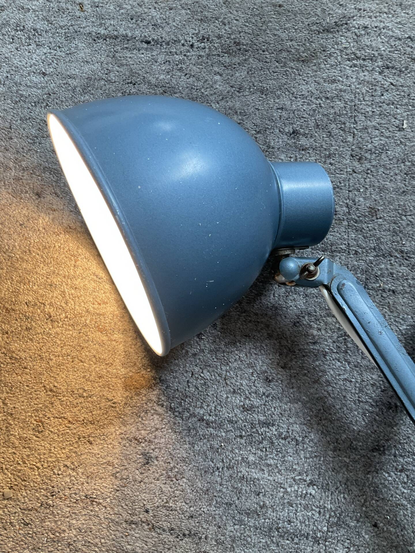 Industrial scissors wall lamp from the 1960s.