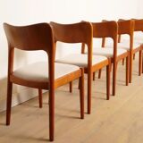 6 x dining chair | John Mortensen | Niels Koefoed | Model Ole | Teak