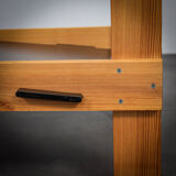 Paire de fauteuils en pin massif néerlandais extrêmement rare par Wouter Fens, années 1960.