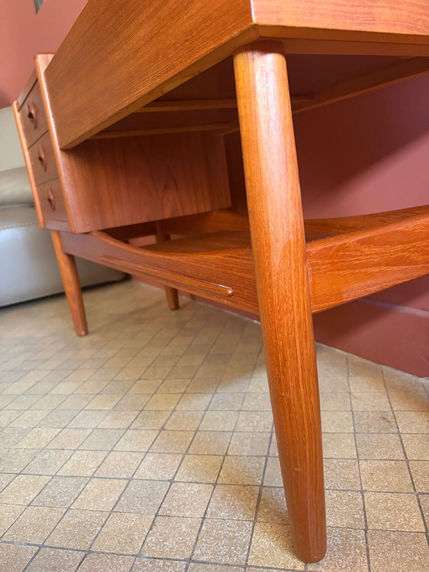Teak console by Arne Wahl Iversen