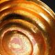 Red & Gold Japanese Tea Bowl Set by Sasaki Matsuraku Shimadai